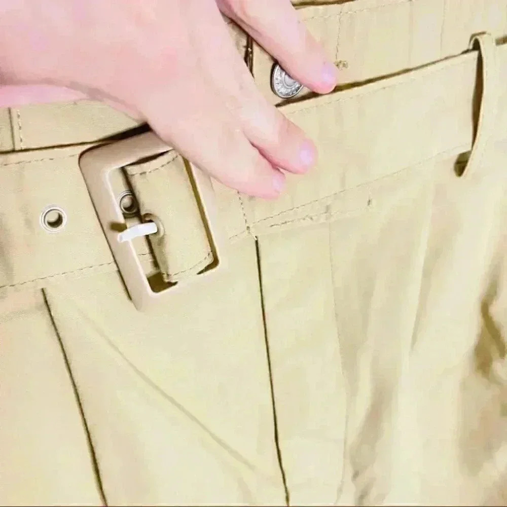 NEW Levi's Tailor High Loose Taper Pants Incense Brown - Picture 6 of 8